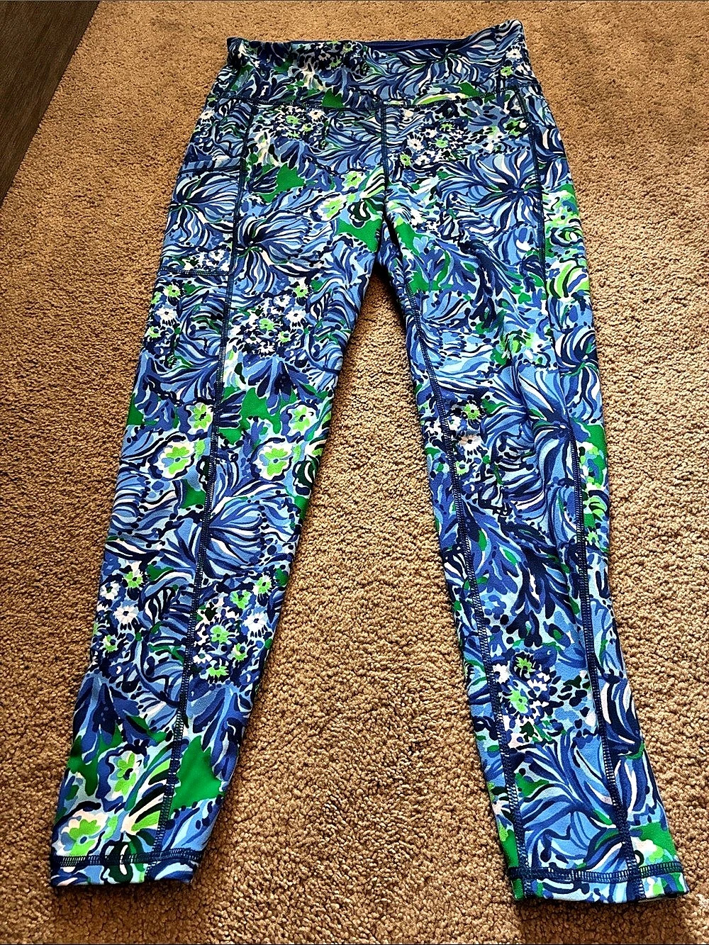 Lilly Pulitzer Luxletic Weekender High Rise Midi Legging Weekender Floral